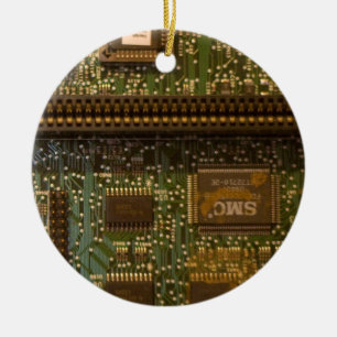 computerchip keramisch ornament