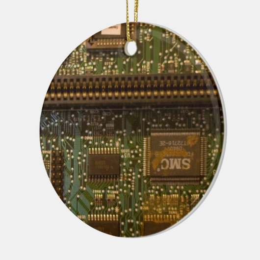 computerchip keramisch ornament (Links)