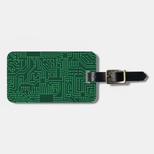 Computercircuit Bagagelabel (Voorkant horizontaal)