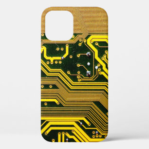 computercircuit-boardtelecommunicatie, abstract,a iPhone 12 hoesje