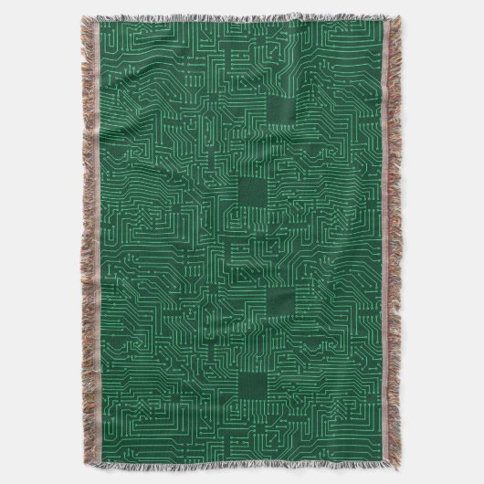 Computercircuit Deken (Voorkant Verticaal)