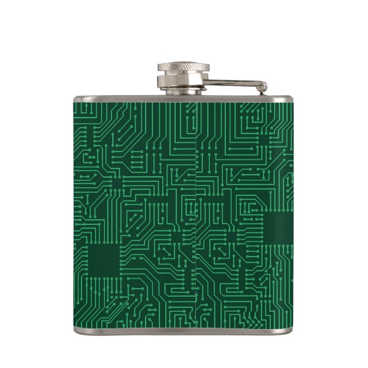 Computercircuit Heupfles (Achterkant)