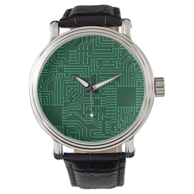 Computercircuit Horloge (Voorkant)