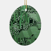 Computercircuit Keramisch Ornament (Rechts)