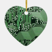 Computercircuit Keramisch Ornament (Voorkant)