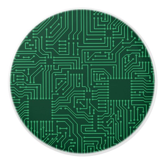 Computercircuit Keramische Knop (Voorkant)