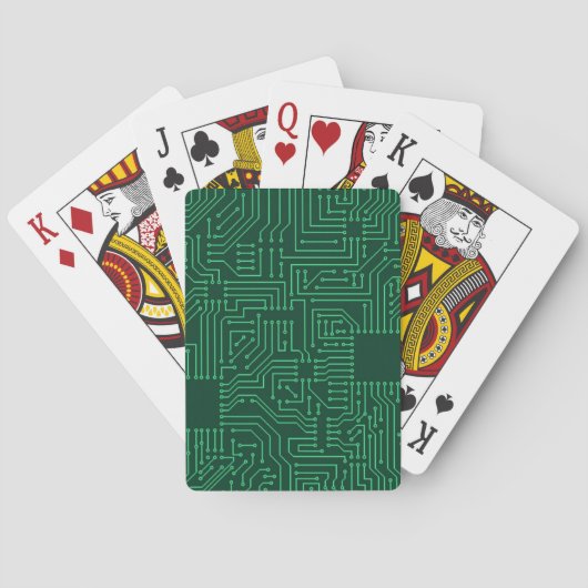 Computercircuit Pokerkaarten (Achterkant)