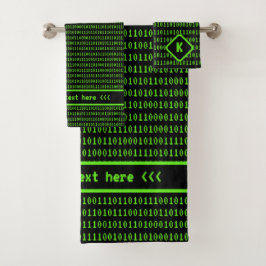 Computercode - Binaire ETA's voor programmeerders Bad Handdoek
