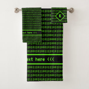 Computercode - Binaire ETA's voor programmeerders Bad Handdoek