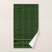 Computercode - Binaire ETA's voor programmeerders Bad Handdoek (Handdoek)