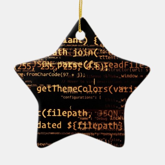 Computercode Keramisch Ornament (Voorkant)