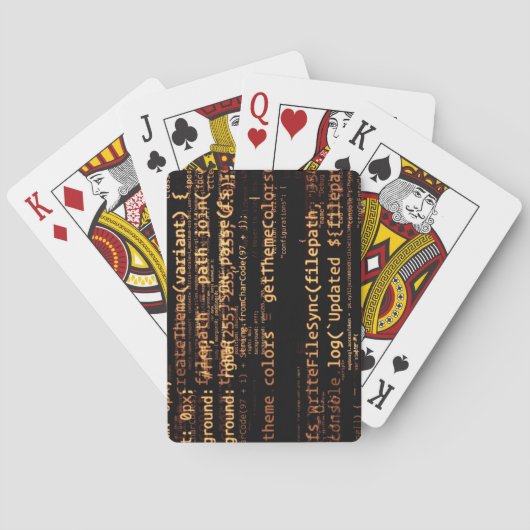 Computercode Pokerkaarten (Achterkant)