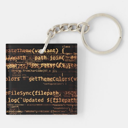 Computercode Sleutelhanger (Achterkant)
