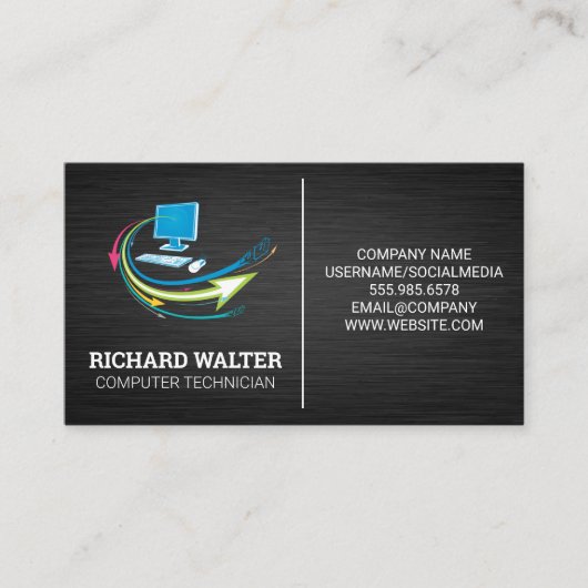 Computerdraden | Elektronica Visitekaartje (Voorkant)