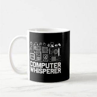 Computerfluisteraarshirt Tech Support Nerds Geek Koffiemok