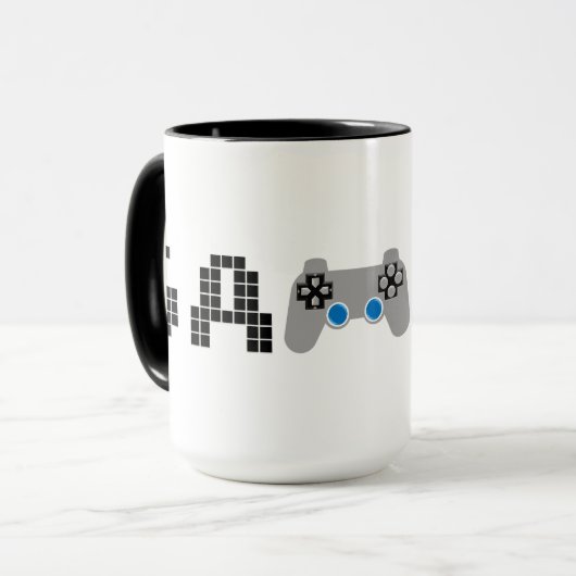 Computergamerkoffie  mok (Voorkant links)
