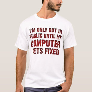 Computergeek Gamer Grappig T-shirt
