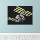 Computergegenereerd uitzicht 11 canvas afdruk (Insitu (Houten vloer))