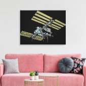 Computergegenereerd uitzicht 11 canvas afdruk (Insitu (Woonkamer))