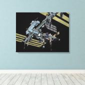 Computergegenereerd uitzicht 13 canvas afdruk (Insitu (Houten vloer))