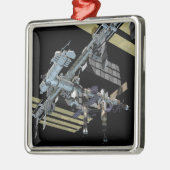 Computergegenereerd uitzicht 13 metalen ornament (Links)