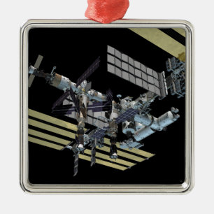 Computergegenereerd uitzicht 14 metalen ornament