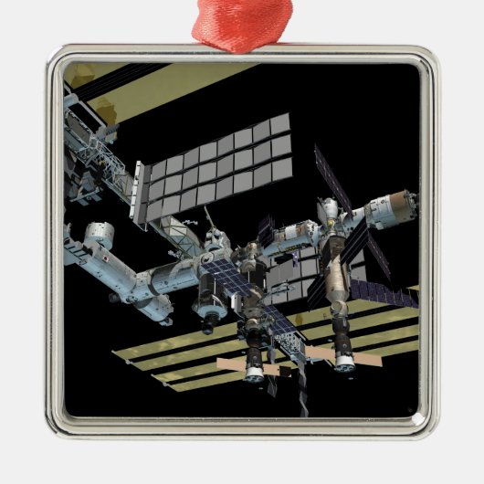 Computergegenereerd uitzicht 15 metalen ornament (Voorkant)