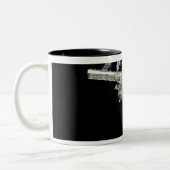 Computergegenereerd uitzicht 16 tweekleurige koffiemok (Links)