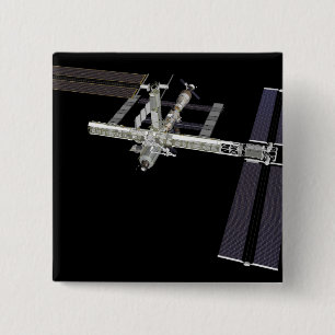 Computergegenereerd uitzicht 16 vierkante button 5,1 cm