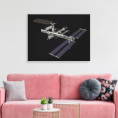 Computergegenereerd uitzicht 18 canvas afdruk (Insitu (Woonkamer))