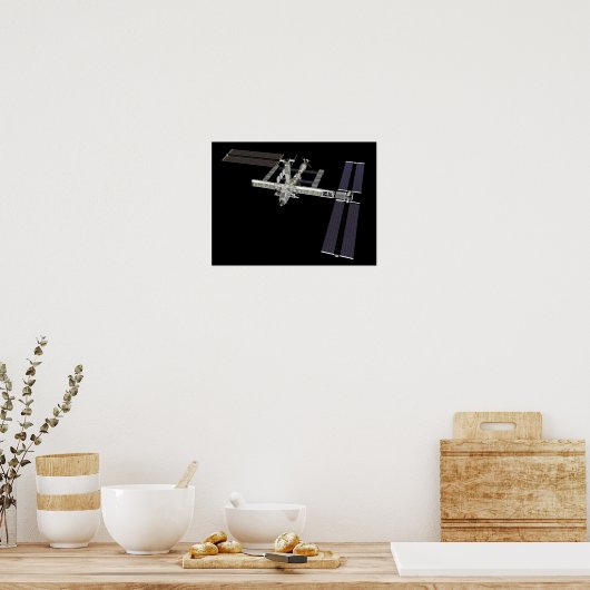 Computergegenereerd uitzicht 18 poster (Keuken)