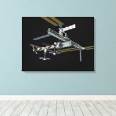 Computergegenereerd uitzicht 19 canvas afdruk (Insitu (Houten vloer))