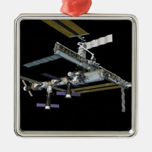 Computergegenereerd uitzicht 19 metalen ornament