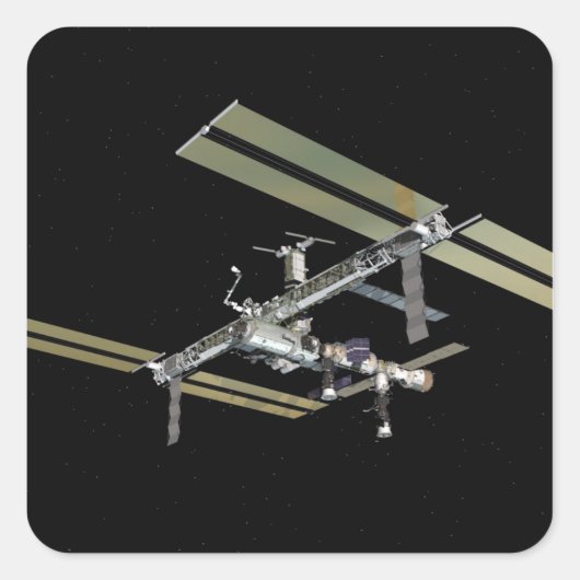 Computergegenereerd uitzicht 23 vierkante sticker (Voorkant)