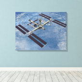 Computergegenereerd uitzicht 24 canvas afdruk (Insitu (Houten vloer))