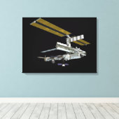 Computergegenereerd uitzicht 26 canvas afdruk (Insitu (Houten vloer))