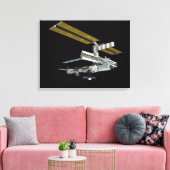 Computergegenereerd uitzicht 26 canvas afdruk (Insitu (Woonkamer))