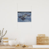 Computergegenereerd uitzicht 2 poster (Keuken)