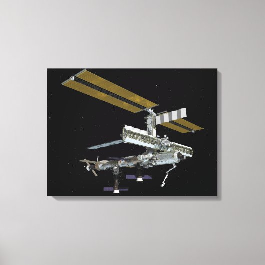 Computergegenereerd uitzicht 3 canvas afdruk (Voorkant)