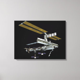 Computergegenereerd uitzicht 3 canvas afdruk