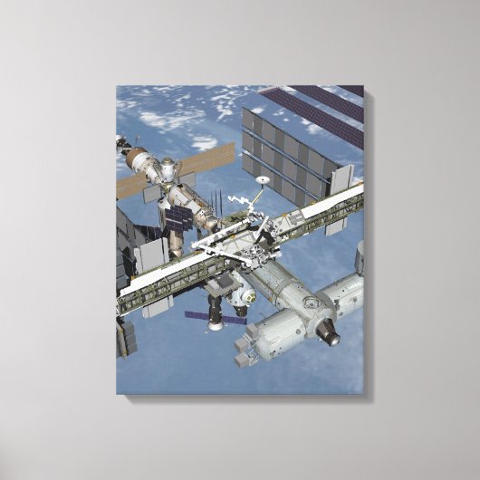 Computergegenereerd uitzicht 4 canvas afdruk (Voorkant)
