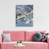 Computergegenereerd uitzicht 4 canvas afdruk (Insitu (Woonkamer))