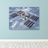 Computergegenereerd uitzicht 4 canvas afdruk (Insitu (Houten vloer))