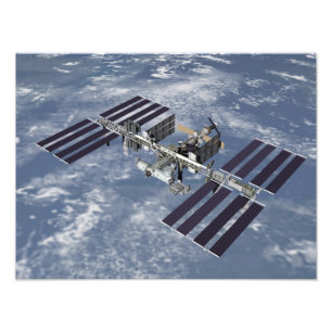 Computergegenereerd uitzicht 4 foto afdruk