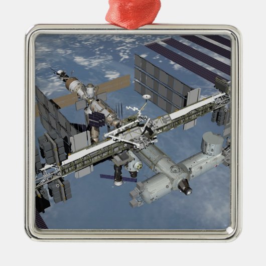 Computergegenereerd uitzicht 4 metalen ornament (Voorkant)