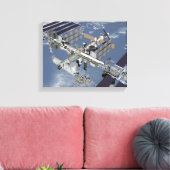 Computergegenereerd uitzicht 5 canvas afdruk (Insitu (Woonkamer))