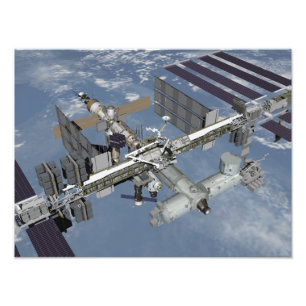 Computergegenereerd uitzicht 6 foto afdruk