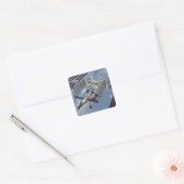 Computergegenereerd uitzicht 6 vierkante sticker (Envelop)