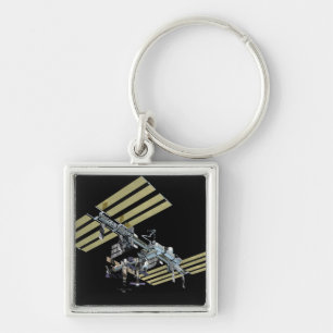 Computergegenereerd uitzicht 8 sleutelhanger