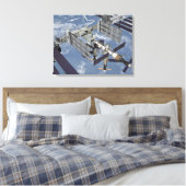 Computergegenereerd uitzicht 9 canvas afdruk (Insitu (Slaapkamer))